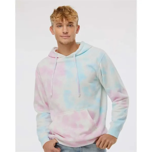 Independent Trading Co. Midweight Tie-Dyed Hooded Sweatshirt